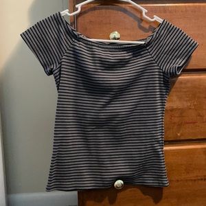 gray stripes shirt. size: medium